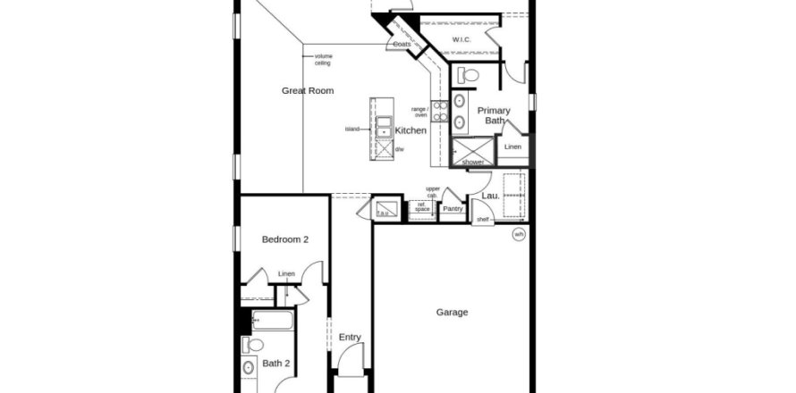 Townhouse in Bellaviva I at Westside in Kissimmee, Florida 3 rooms, 154 sq.m. № 280152