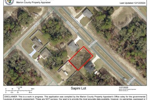 Terreno en venta en Ocala, Florida № 1566954 - foto 1