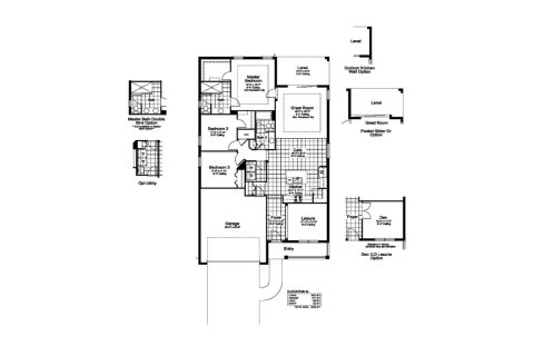 House floor plan «168SQM FRESH SPRING», 3 bedrooms in BOCA ROYALE GOLF AND COUNTRY CLUB