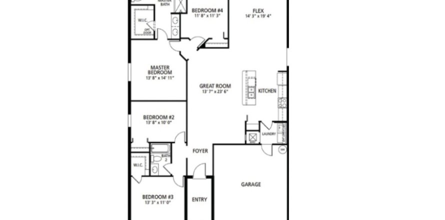 Villa ou maison à Daytona Park Estates Of Deland à DeLand, Floride 2 chambres, 174 m2 № 606251