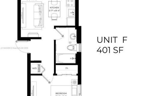 Copropriété à louer à Miami, Floride: 1 chambre, 37.25 m2 № 1839586 - photo 10