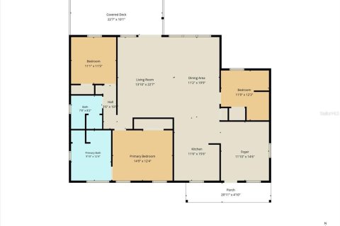 House in Dunnellon, Florida 3 bedrooms, 154.96 sq.m. № 2201199 - photo 18