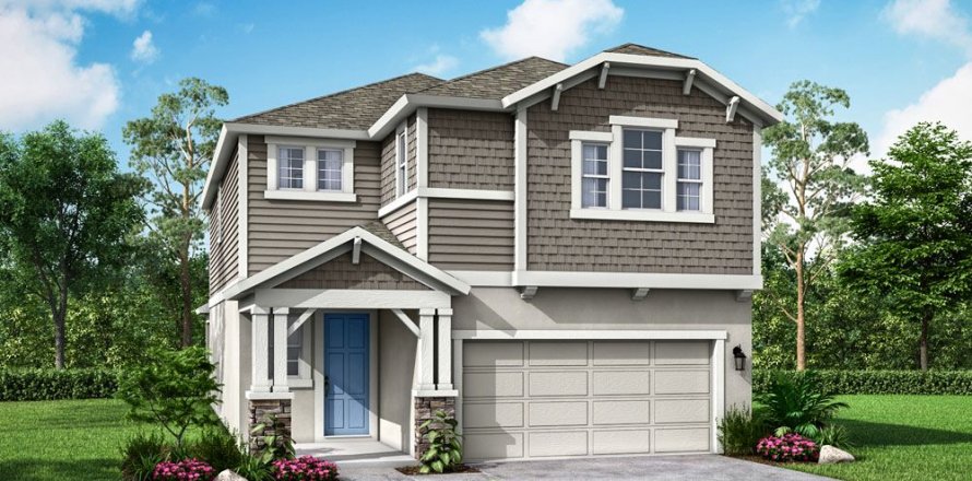 Villa ou maison à BridgeWater by William Ryan Homes à Lakeland, Floride 4 pièces, 231 m2 № 302563