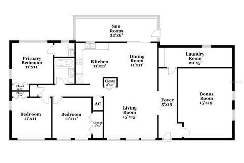 Casa en alquiler en Orlando, Florida, 3 dormitorios, 137.4 m2 № 1906788 - foto 16
