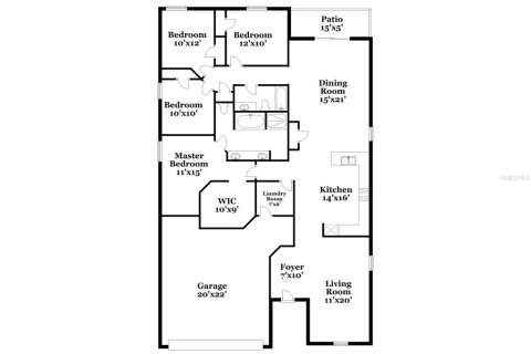 House in Poinciana, Florida 4 bedrooms, 176.79 sq.m. № 1841929 - photo 2