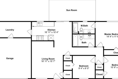 House in Orlando, Florida 4 bedrooms, 97.55 sq.m. № 1765553 - photo 24