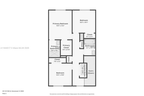 Купить таунхаус в Хомстед, Флорида 4 спальни, 127.65м2, № 1834294 - фото 22