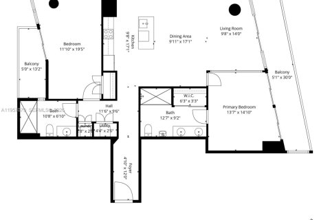 Condominio en venta en Miami, Florida, 2 dormitorios, 123.84 m2 № 2011196 - foto 29