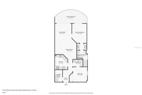 Condominio en venta en Daytona Beach, Florida, 2 dormitorios, 89.93 m2 № 2120986 - foto 26