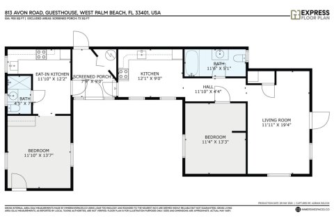Casa en venta en West Palm Beach, Florida, 4 dormitorios, 171.03 m2 № 1207895 - foto 1