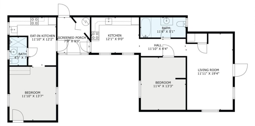 Casa en West Palm Beach, Florida 4 dormitorios, 171.03 m2 № 1207895