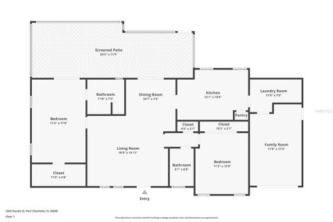 House in Port Charlotte, Florida 3 bedrooms, 138.24 sq.m. № 1829186 - photo 2