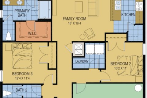 House floor plan «4605 Bernard Blvd», 4 rooms in Hammock Reserve