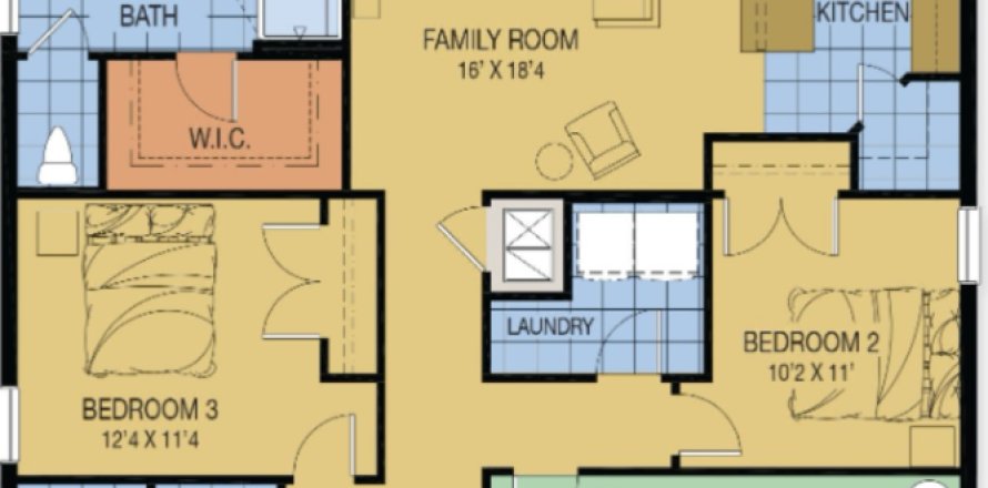 House in Hammock Reserve in Haines City, Florida 4 rooms, 169 sq.m. № 313779