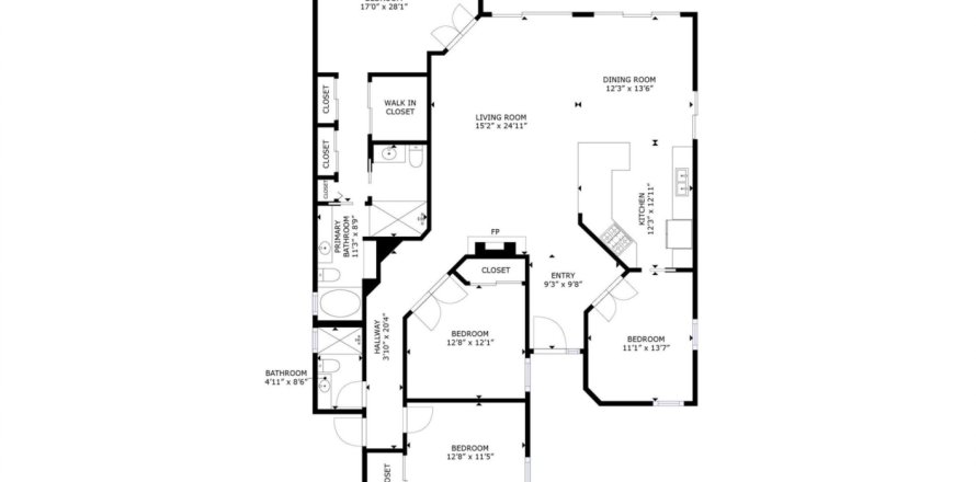 House in West Palm Beach, Florida 4 bedrooms, 185.9 sq.m. № 1079567