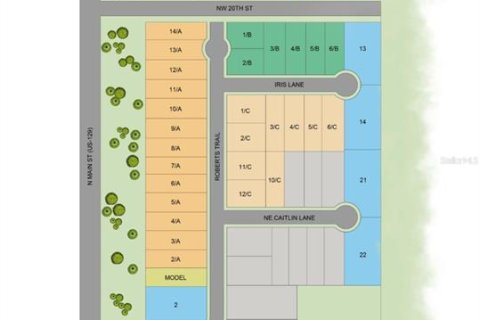 Купить виллу или дом в Белл, Флорида 4 комнаты, 121.61м2, № 1686536 - фото 29