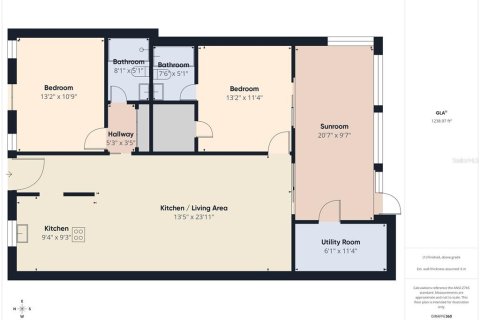 Townhouse in Sebring, Florida 2 bedrooms, 91.04 sq.m. № 2219557 - photo 2