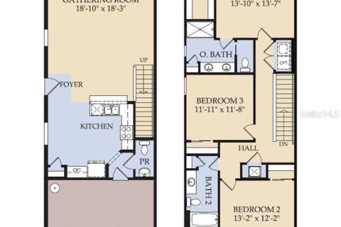 Townhouse in Palm Bay, Florida 3 bedrooms, 165.55 sq.m. № 2409022 - photo 2