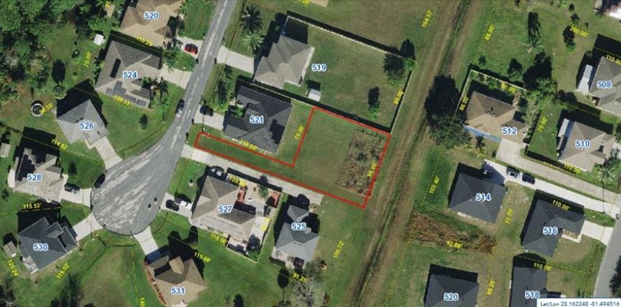 Land in Poinciana, Florida № 1720301