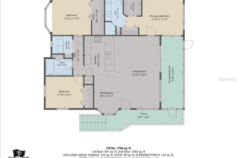 House in Hernando Beach, Florida 3 bedrooms, 170.75 sq.m. № 2200440 - photo 25