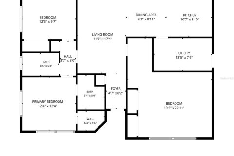 House in Holiday, Florida 3 bedrooms, 140 sq.m. № 2348400 - photo 24