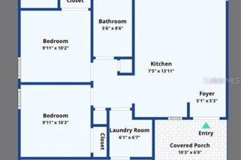 House in Apollo Beach, Florida 3 bedrooms, 117.99 sq.m. № 2207748 - photo 22