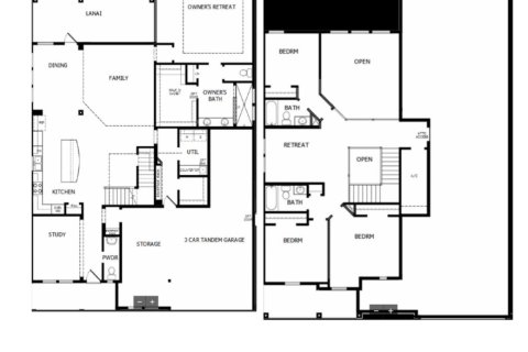 House floor plan «House», 4 bedrooms in Oak Grove at Silverleaf 60’
