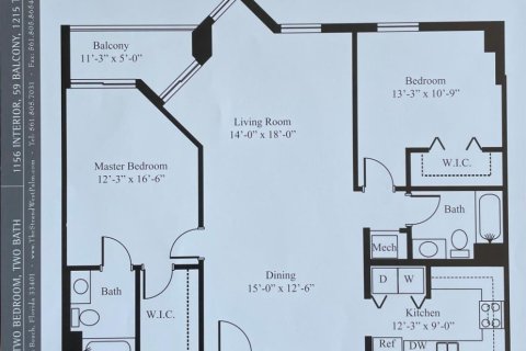 Condominio en alquiler en West Palm Beach, Florida, 2 dormitorios, 107.4 m2 № 1185549 - foto 1