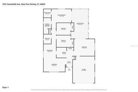 Villa ou maison à vendre à New Port Richey, Floride: 3 chambres, 153.57 m2 № 2284778 - photo 30