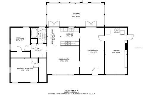 House in Dunedin, Florida 2 bedrooms, 103.49 sq.m. № 1819039 - photo 2