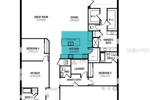 Villa ou maison à vendre à Dade City, Floride: 4 chambres, 266.35 m2 № 2314264 - photo 2