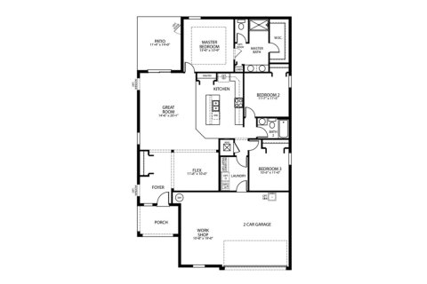 House floor plan «158SQM THE ASHTON», 3 bedrooms in SPRING HILL