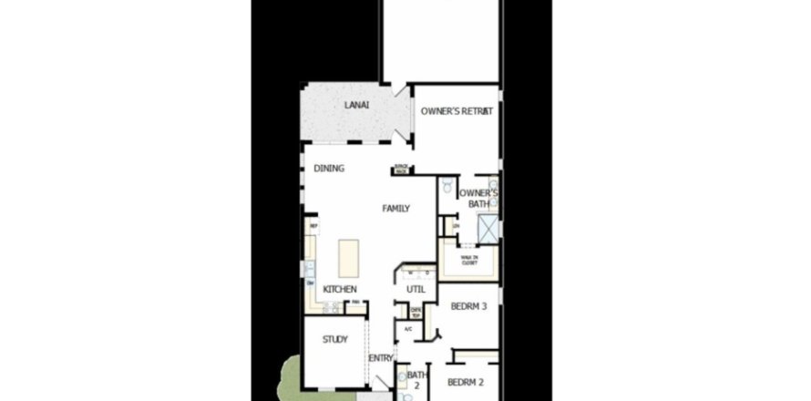 House in Persimmon Park - Cottage Series in Wesley Chapel, Florida 3 rooms, 166 sq.m. № 364496