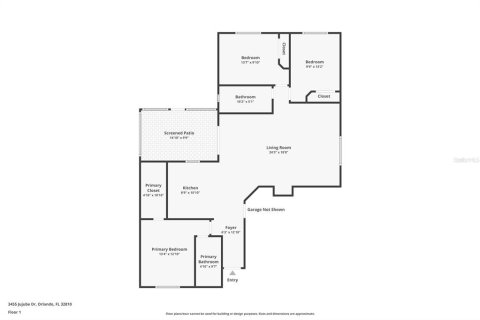 House in Orlando, Florida 3 bedrooms, 108.79 sq.m. № 2429128 - photo 7