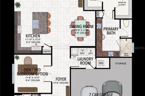 House in Wesley Chapel, Florida 2 bedrooms, 167.87 sq.m. № 1854589 - photo 12