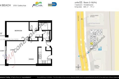 Condo in Miami Beach, Florida, 1 bedroom  № 1978064 - photo 30