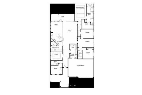 Планировка виллы или дома «House» 4 спальни в ЖК Middlebourne 60'