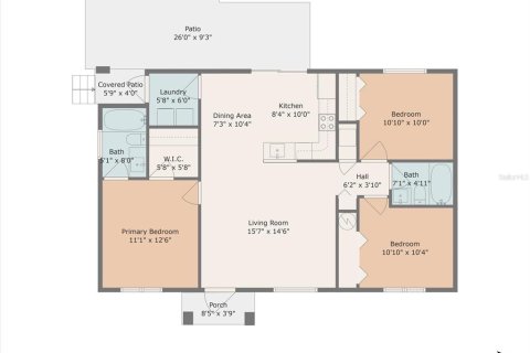 Villa ou maison à vendre à North Port, Floride: 3 chambres, 112.23 m2 № 1661750 - photo 2