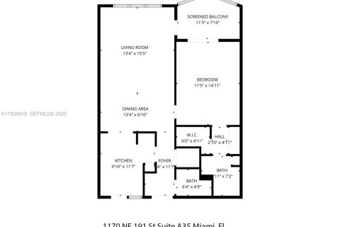 Condo in Miami, Florida, 1 bedroom  № 1993111 - photo 23