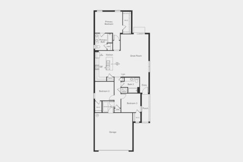 Townhouse floor plan «140SQM 21», 3 bedrooms in HERON BAY