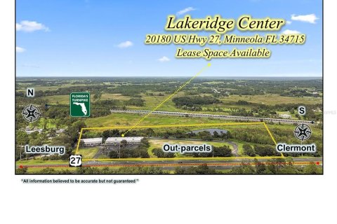 Immobilier commercial à louer à Minneola, Floride: 1590.49 m2 № 741168 - photo 10
