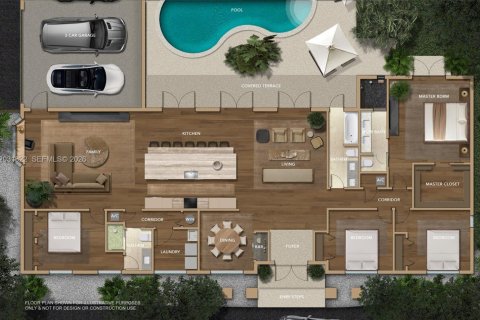 House in Palmetto Bay, Florida 4 bedrooms, 261.33 sq.m. № 2085326 - photo 19