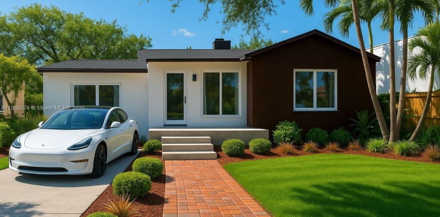 House in Miami, Florida 3 bedrooms, 117.8 sq.m. № 1896787