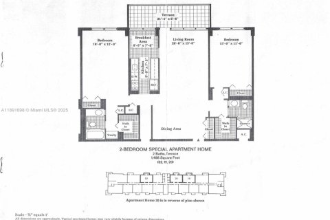 Condo in Sunny Isles Beach, Florida, 2 bedrooms  № 1943715 - photo 22