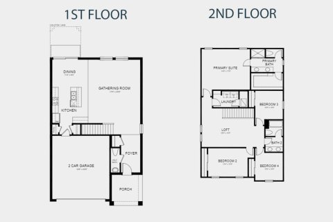 House floor plan «211SQM ELM», 4 bedrooms in EAVE'S BEND AT ARTISAN LAKES