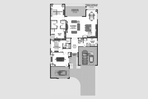 Townhouse floor plan «331SQM ELENA», 2 bedrooms in VALENCIA WALK AT RIVERLAND
