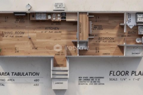 Casa en Dunnellon, Florida 1 dormitorio, 44.59 m2 № 2131093