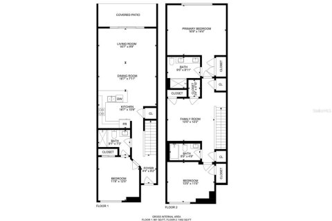 Adosado en venta en Clermont, Florida, 4 dormitorios, 172.24 m2 № 1749527 - foto 8