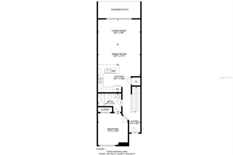 Adosado en venta en Clermont, Florida, 4 dormitorios, 172.24 m2 № 1749527 - foto 6