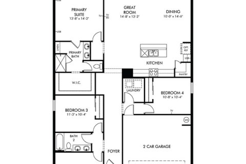 Villa ou maison à vendre à Haines City, Floride: 4 chambres, 170.94 m2 № 1842289 - photo 1